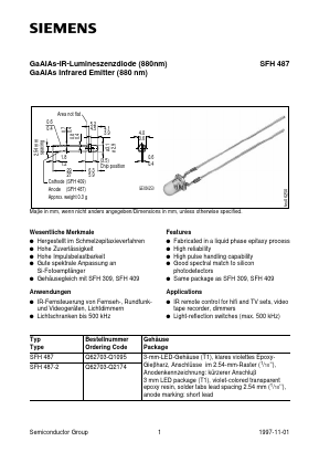 Q62703-Q1095 Datasheet PDF Siemens AG