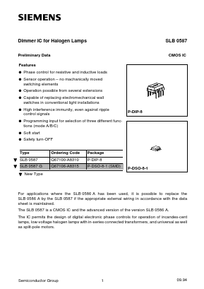 Q67100-A8310 Datasheet PDF Siemens AG