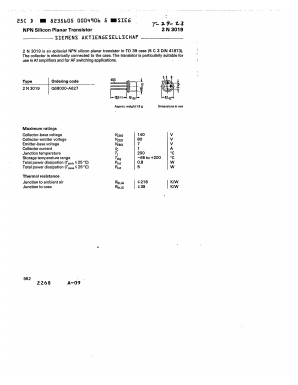 Q68000-A627 Datasheet PDF Siemens AG