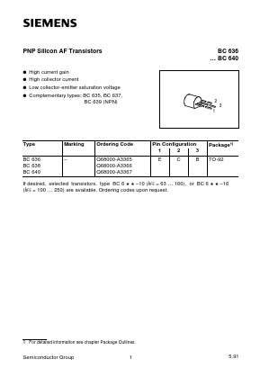 Q68000-A3366 Datasheet PDF Siemens AG