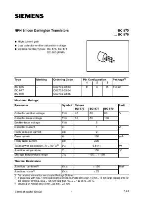 C62702-C855 Datasheet PDF Siemens AG
