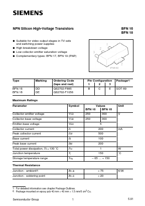 Q62702-F1056 Datasheet PDF Siemens AG