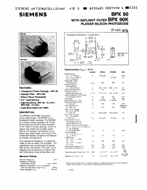 BPX90 Datasheet PDF Siemens AG
