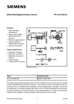 FP210D250-22 Datasheet PDF Siemens AG