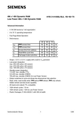 Q67100-Q2039 Datasheet PDF Siemens AG