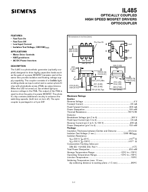 IL485 Datasheet PDF Siemens AG