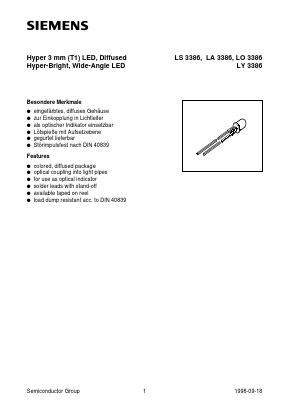 LO3386-Q Datasheet PDF Siemens AG