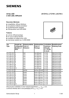 Q62703-Q1511 Datasheet PDF Siemens AG