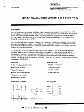 LH1061AB Datasheet PDF Siemens AG