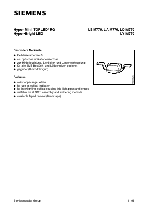 LAM776-NR Datasheet PDF Siemens AG