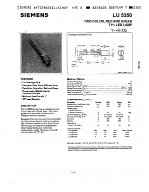 LU5350-GL Datasheet PDF Siemens AG