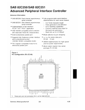 SAB82C251-N Datasheet PDF Siemens AG