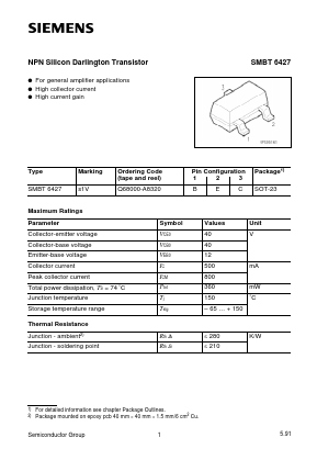 Q68000-A8320 Datasheet PDF Siemens AG