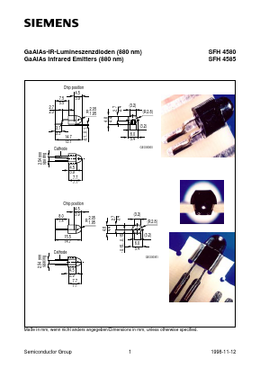 SFH4585 Datasheet PDF Siemens AG