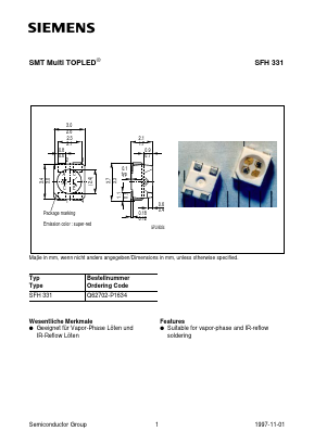Q62702-P1634 Datasheet PDF Siemens AG