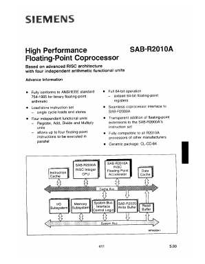 SAB-R2010A-12-QJ Datasheet PDF Siemens AG
