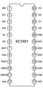 SC7461-101 Datasheet PDF Silan Microelectronics