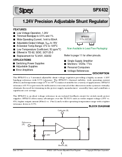SPX432 Datasheet PDF Signal Processing Technologies