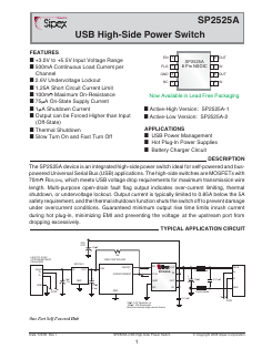 SP2525A-1EN-L/TR Datasheet PDF Signal Processing Technologies