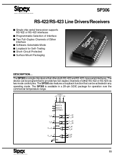 SP306MF Datasheet PDF Signal Processing Technologies