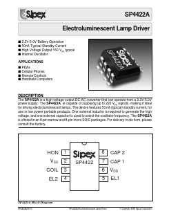 SP4422 Datasheet PDF Signal Processing Technologies