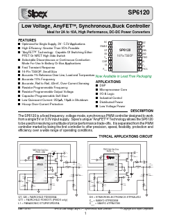 SP6120 Datasheet PDF Signal Processing Technologies