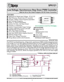 SP6121CN-L/TR Datasheet PDF Signal Processing Technologies