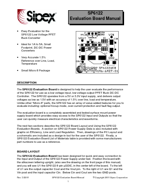 SP6122UEB Datasheet PDF Signal Processing Technologies