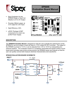 SP6648EU Datasheet PDF Signal Processing Technologies