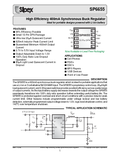 SP6655ER Datasheet PDF Signal Processing Technologies