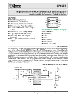 SP6655 Datasheet PDF Signal Processing Technologies