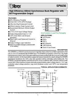 SP6656ER Datasheet PDF Signal Processing Technologies