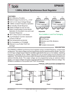 SP6659EK1-1-5 Datasheet PDF Signal Processing Technologies