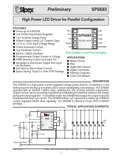 SP6683ER-L/TR Datasheet PDF Signal Processing Technologies