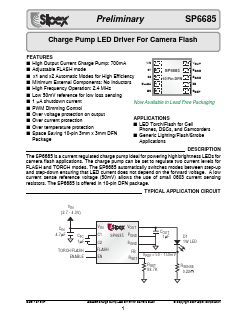 SP6685ER Datasheet PDF Signal Processing Technologies