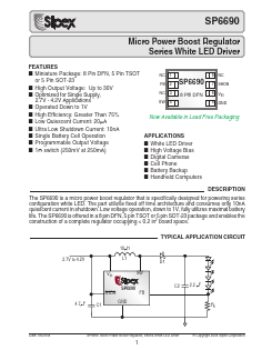 SP6690 Datasheet PDF Signal Processing Technologies