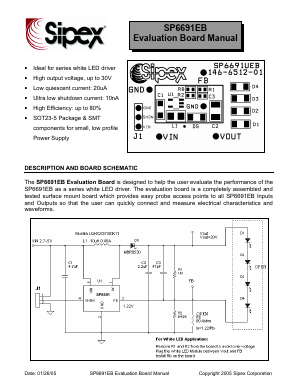 SP6691EB Datasheet PDF Signal Processing Technologies