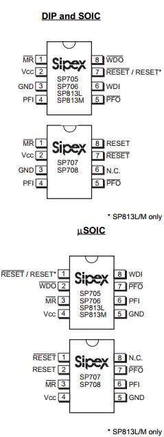 SP706 Datasheet PDF Signal Processing Technologies