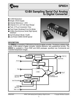 SP8531KS Datasheet PDF Signal Processing Technologies