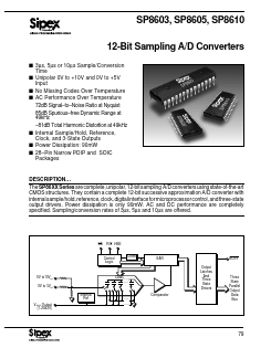 SP8603KN Datasheet PDF Signal Processing Technologies