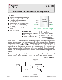 SPX1431N Datasheet PDF Signal Processing Technologies
