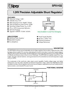 SPX1432 Datasheet PDF Signal Processing Technologies