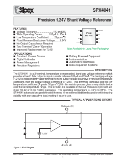 SPX4041 Datasheet PDF Signal Processing Technologies