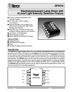 SP4416UEB Datasheet PDF Signal Processing Technologies