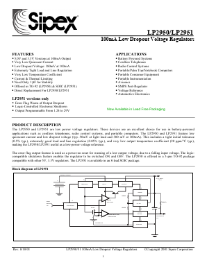 LP2950C Datasheet PDF Signal Processing Technologies