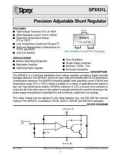 SPX431LCN/TR Datasheet PDF Signal Processing Technologies