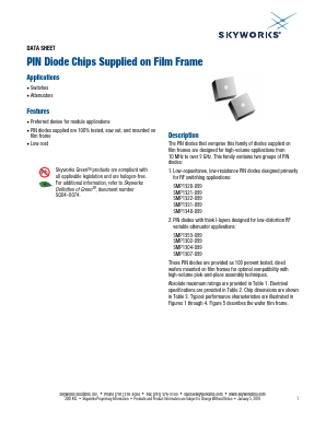 SMP1340-099 Datasheet PDF Skyworks Solutions