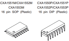 CXA1552P Datasheet PDF Sony Semiconductor