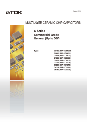 C1005CH0G100J Datasheet PDF TDK Corporation