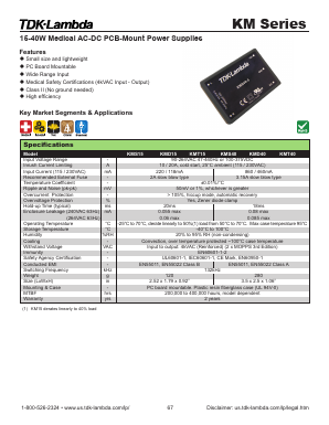 KMS15-24 Datasheet PDF TDK Corporation